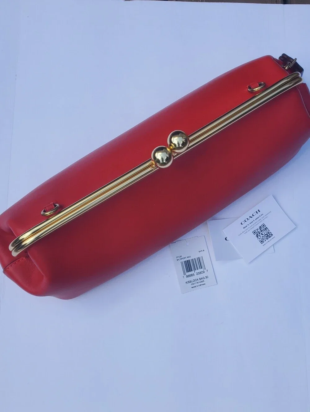 Coach Kisslock 30 Sport Red
